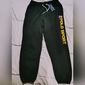Polo Sport Black Sweatpants Size Medium NWT